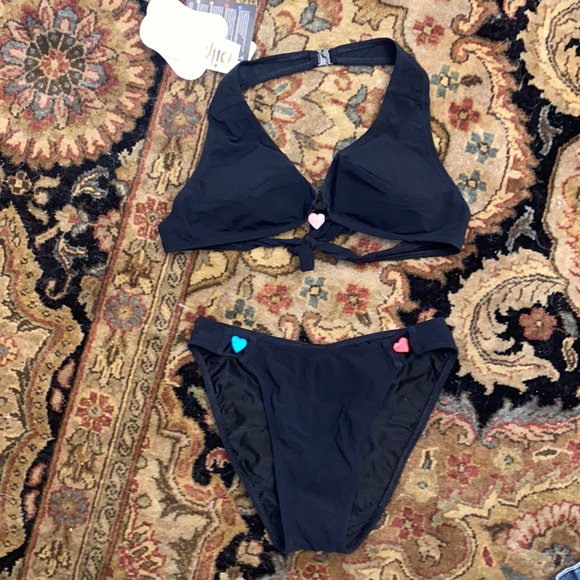 New Pilpel Bikini Swimsuit! Bonus Swim Skirt - Picture 1 of 8